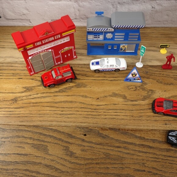 Greenbriar International Police And Fire Station Sand Therapy Play Set - Picture 9 of 11